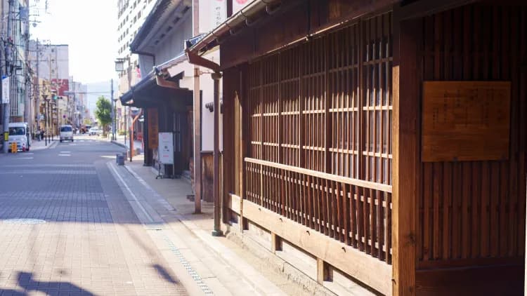 伊丹の歴史ある街並み